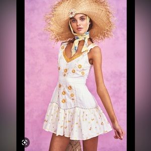 LoveShackFancy - Channing Dress in Antique White - Size 6